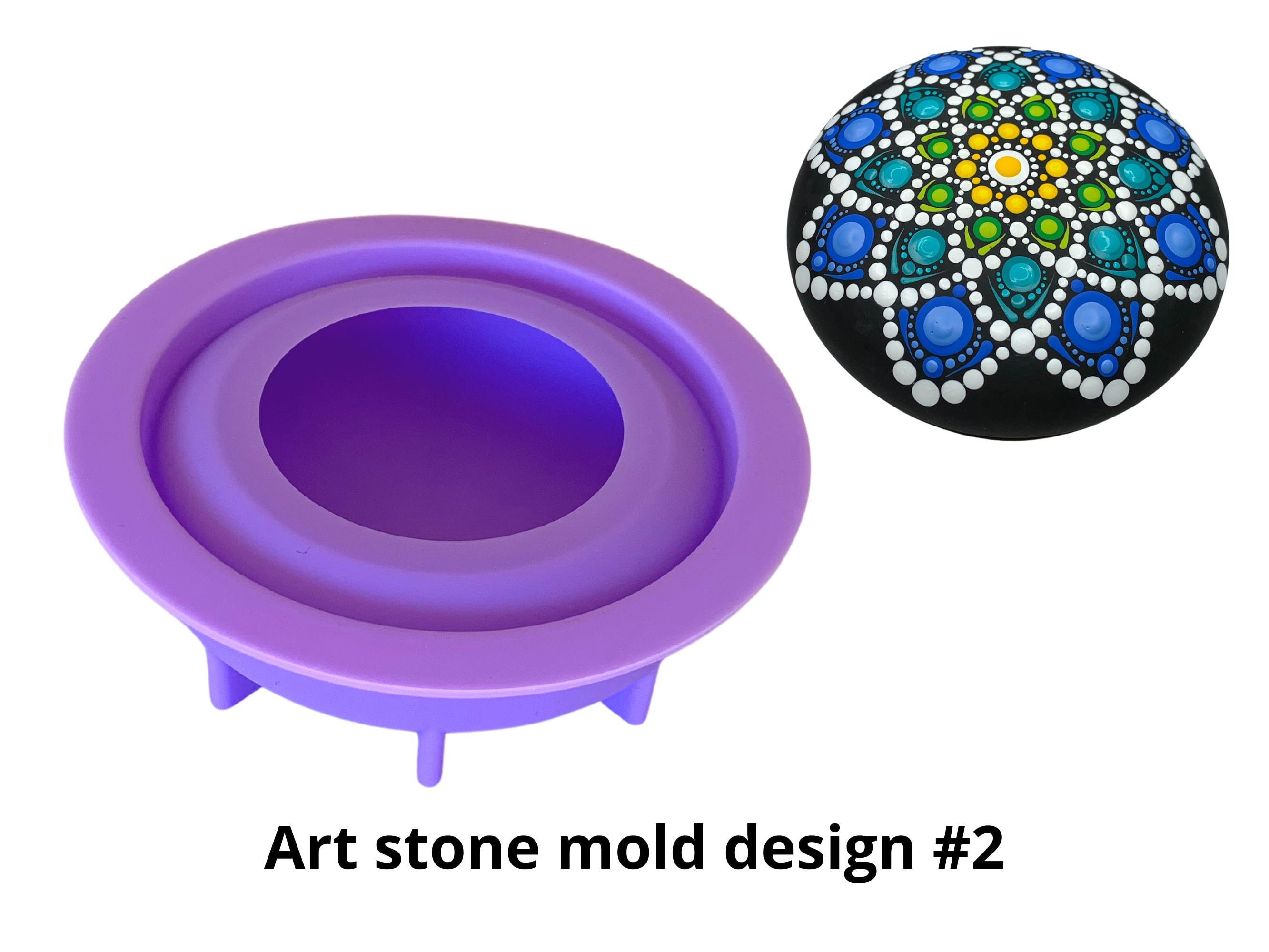 Worry Stones Silicone Mold (Exclusive) - 5 Cavity
