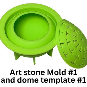 Art Stone Mold #1 plus Dome Template #1