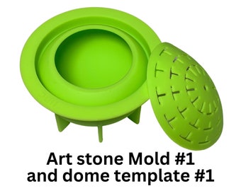 Art Stone Mold #1 plus Dome Template #1
