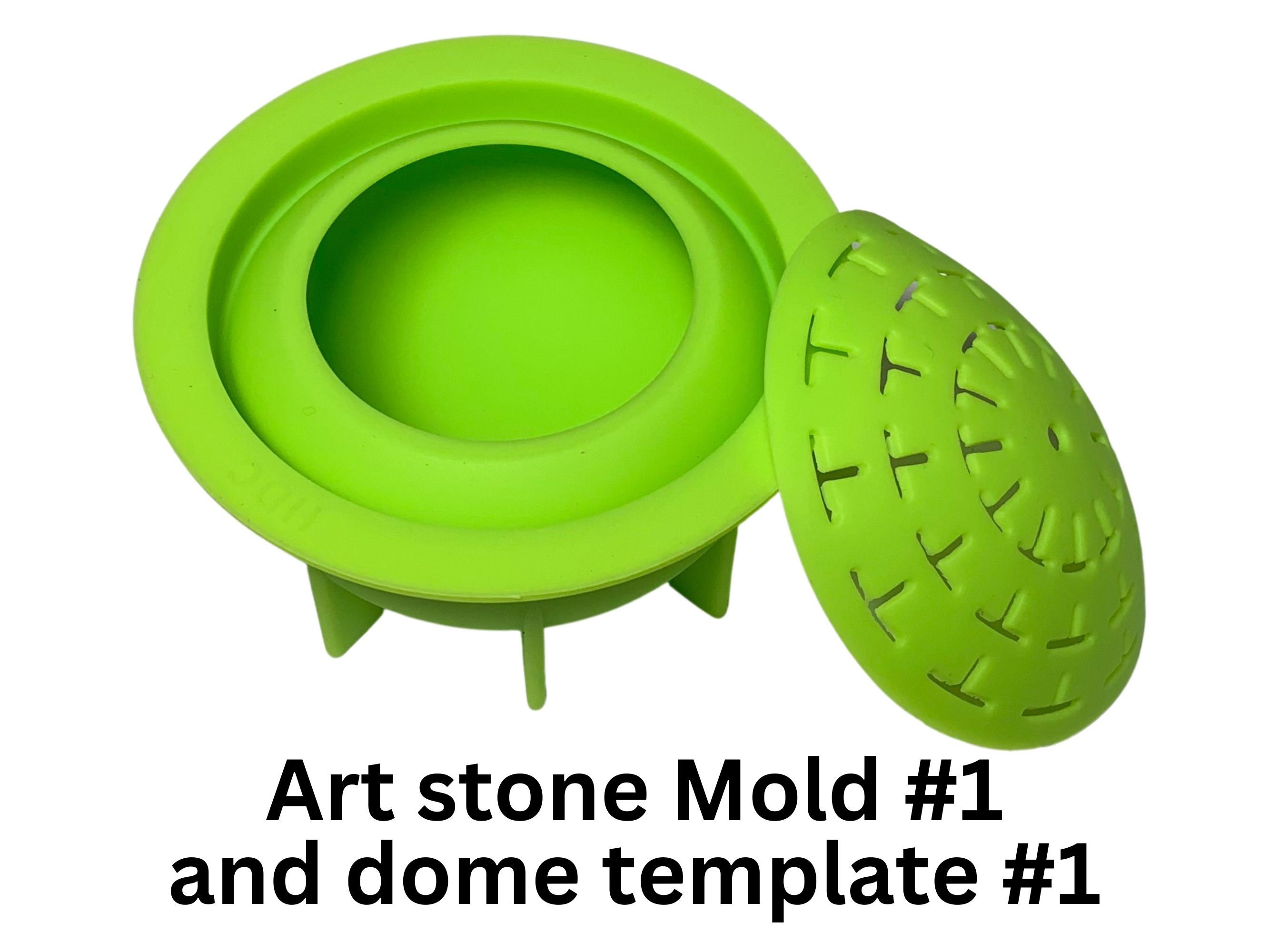 6 Art Stone Molds Combo Silicone Happy Dotting Company 