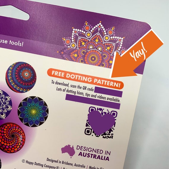 16 PC Mandala Dotting Tool Set From Australia, Dot Art Stylus, Mandala  Painting Tools WITH 2 Complimentary Stencils 