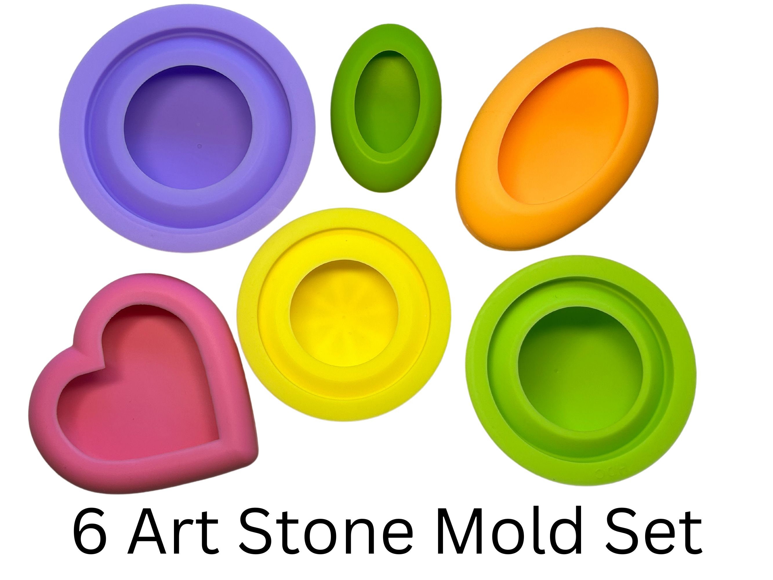 Silicone Mold Plaster Stones, Mold Stone Silicone Shape