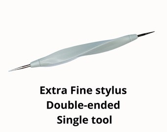 Extra Fine Stylus double ended Single tool - dotting dot art tools