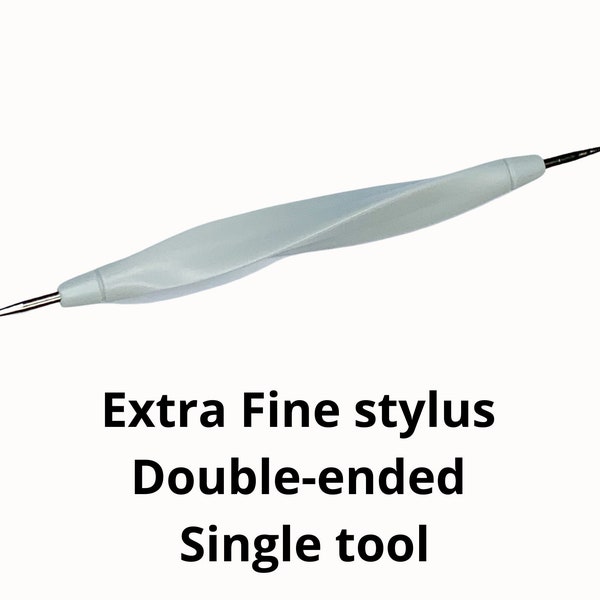 Extra Fine Stylus double ended Single tool - dotting dot art tools