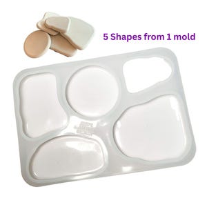 Rock Formen zur Herstellung von Art Stones Multi Mould Silikonform zur Herstellung von Rock Rohling Silikonform Happy Dotting Company
