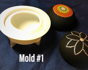 Art Stone Mold #1 by Happy Dotting Company silicone rock mold