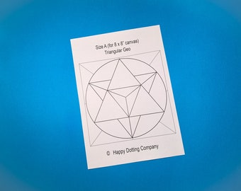 Dreieck Geometrische digitale PDF download printable