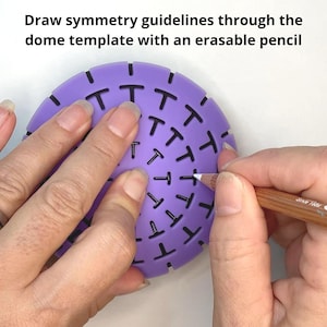 8 runde Kunststeinformen Kombiangebot beinhaltet Kuppelschablonen und Plattenspieler Happy Dotting Company Silikonformen Mandala Dot Art Bild 5