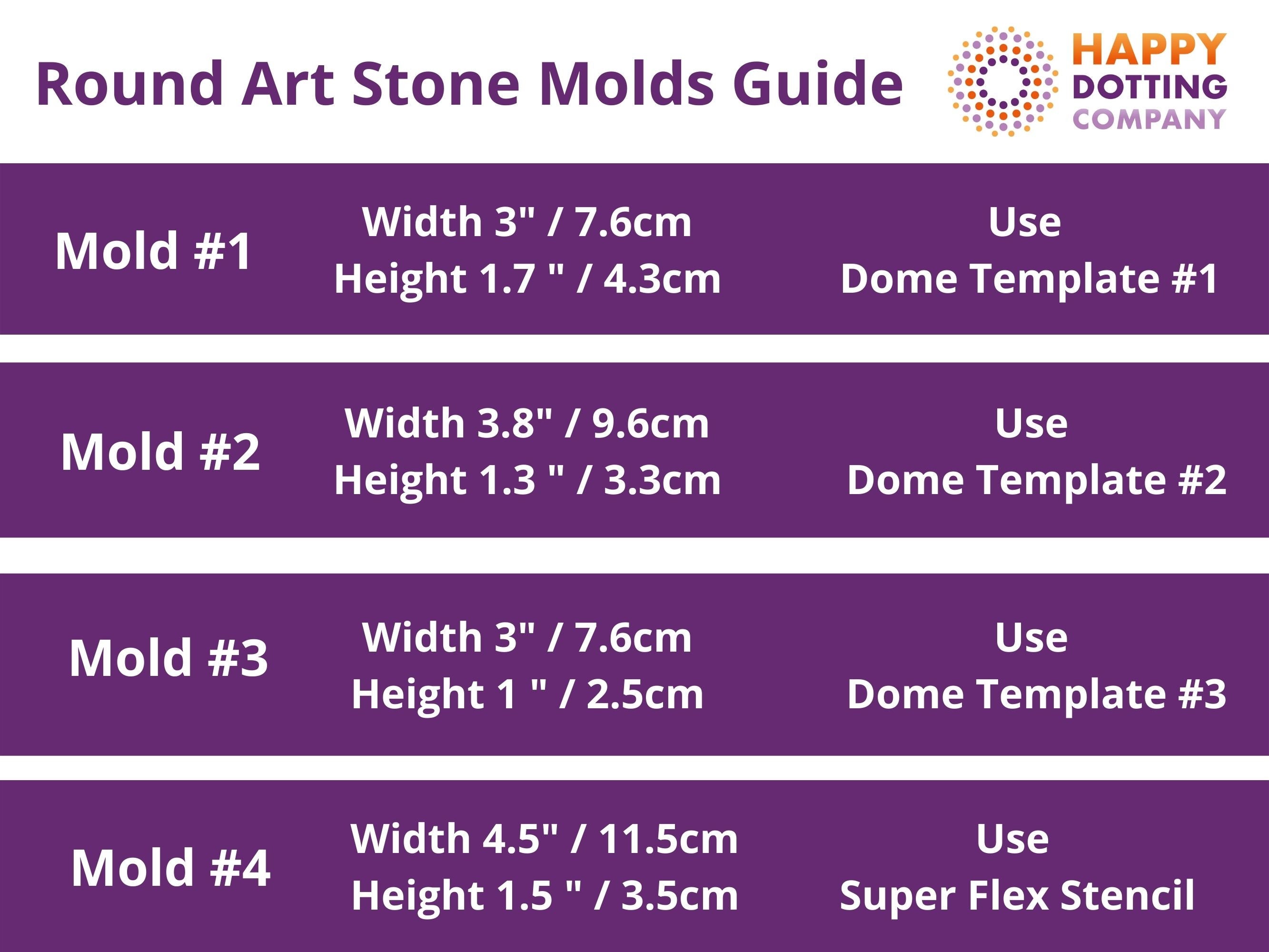 Mold for Making Stones with Dome Template - Design Indonesia