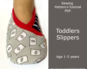 Booties Sewing Pattern / Slippers PDF