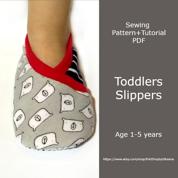 Booties Sewing Pattern / Slippers PDF