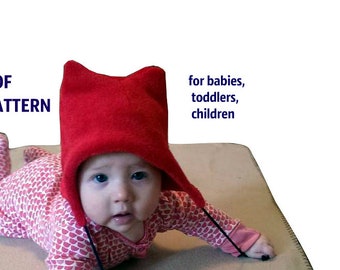 Baby Winter Hat Pattern / Fleece Hat PDF
