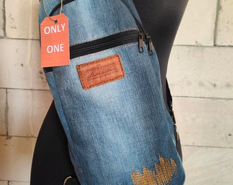 Denim Sling Bag / Rucksack / Nur einer