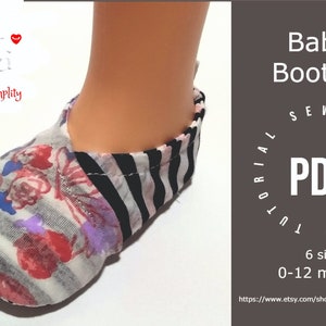 Baby Booties Sewing Pattern / Slippers PDF Pattern