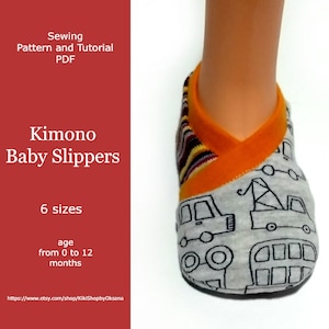 Baby Booties Sewing Pattern / Slippers PDF