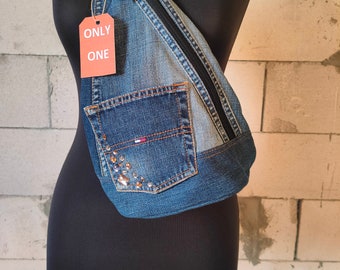 Denim Sling Bag / Backpack / Only One