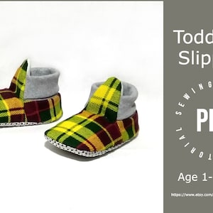 Molde de Costura de Sapatos Infantis / Chinelos PDF