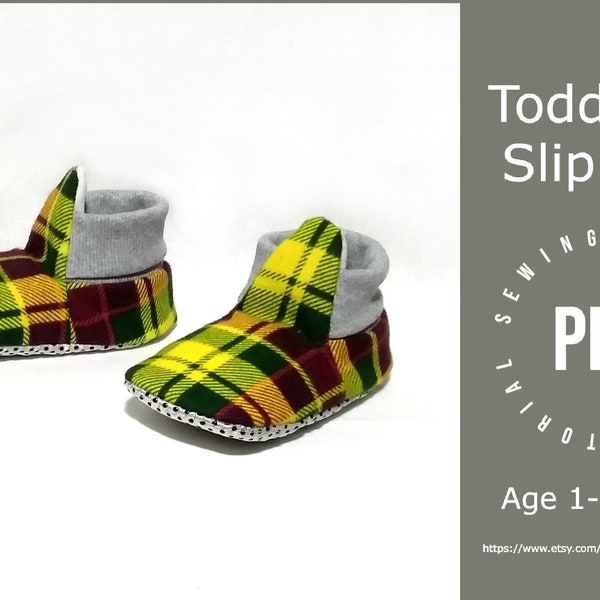 Kids Shoes Sewing Pattern / Slippers PDF