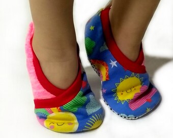 Patron PDF, chaussons, chaussures pour enfants de 1 an à 5 ans