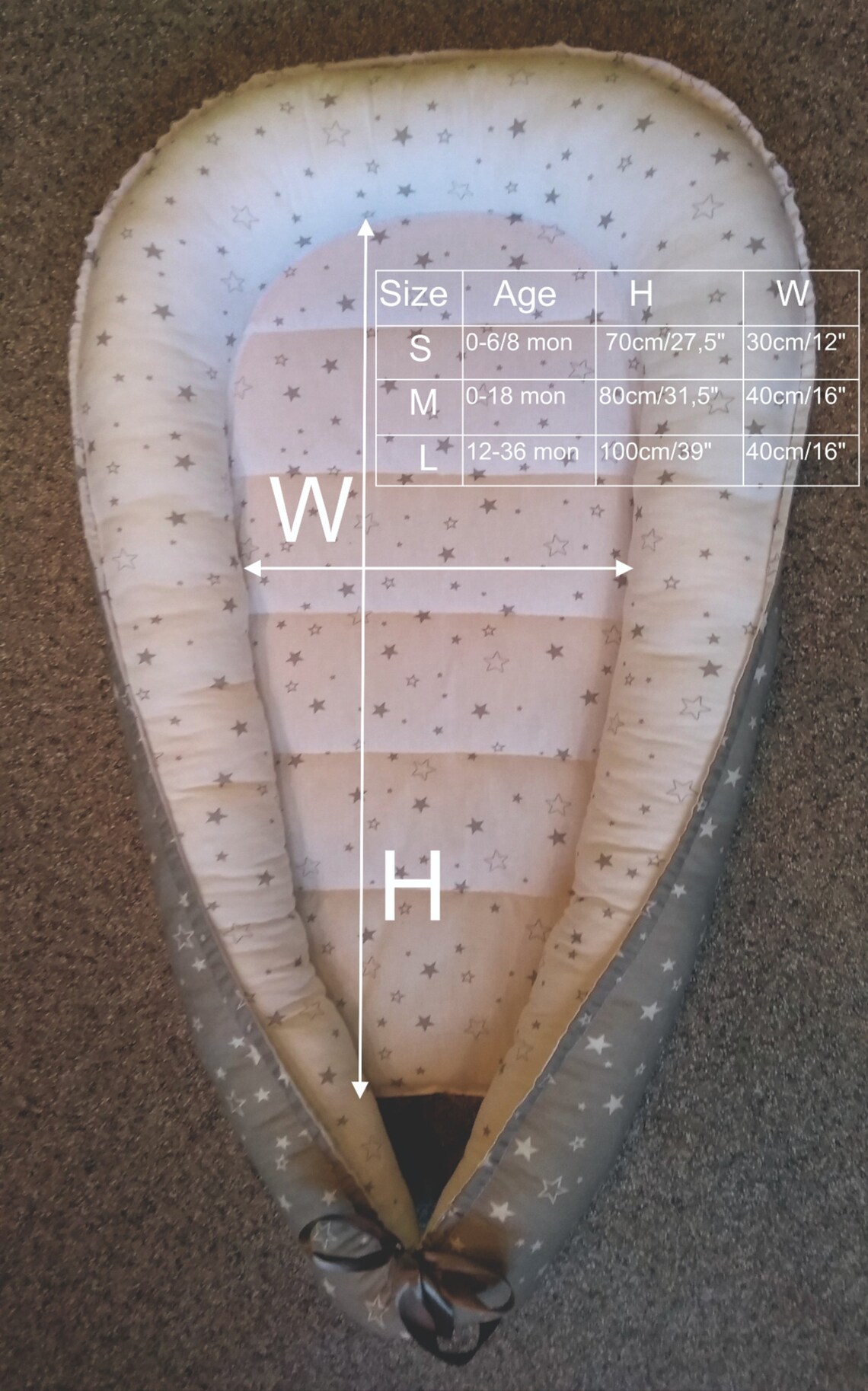 Baby Nest Sewing Digital Pattern PDF Tutorial Sew 3 sizes Etsy