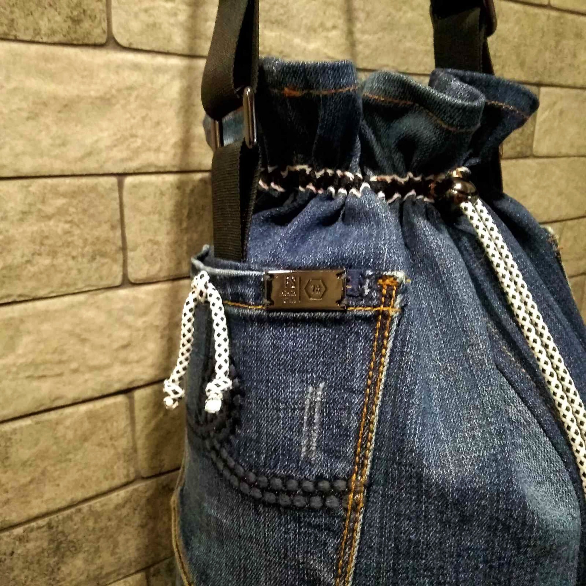 Denim Bucket Bag Sewing Pattern PDF - Etsy