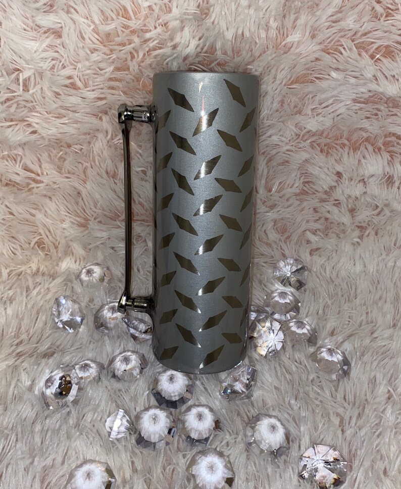 20oz Diamond Plate Tumbler with Wrench Handle. Etsy