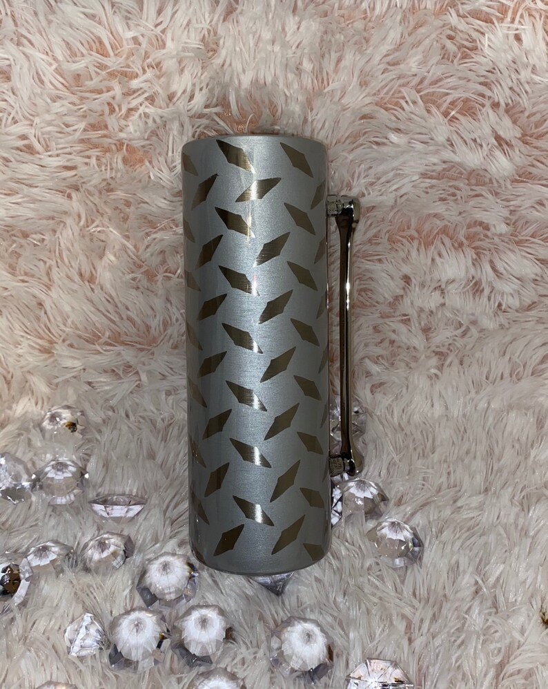 20oz Diamond Plate Tumbler with Wrench Handle. Etsy