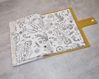 Cahier de coloriages lavable personnalisable