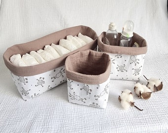 Baby storage baskets