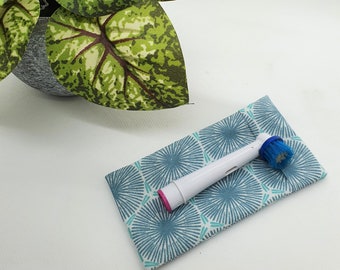 Waterproof pouch for brush heads and electric toothbrushes