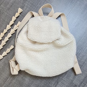 Sac à dos moumoute, fausse fourrure