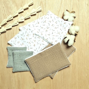 Weekly pack of washable wipes for mom and baby