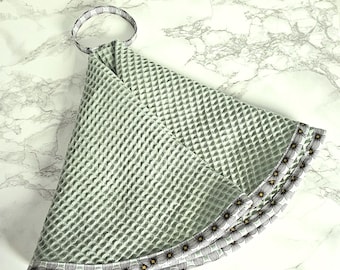 Essuie mains rond nid d'abeille ou éponge