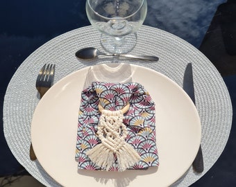 Serviettes de table lavables