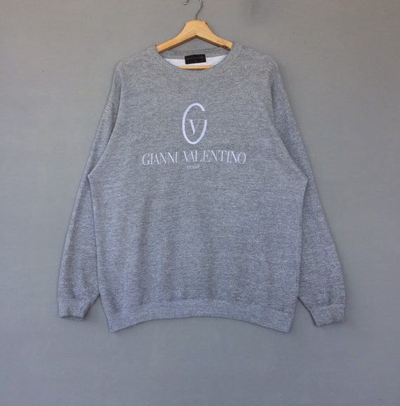 Rare!! Vintage GIANNI VALENTINO ITALY Sweatshirt E