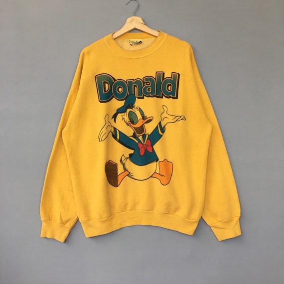 Cartoon Donald Duck Sweatshirt Cartoon Disney Char