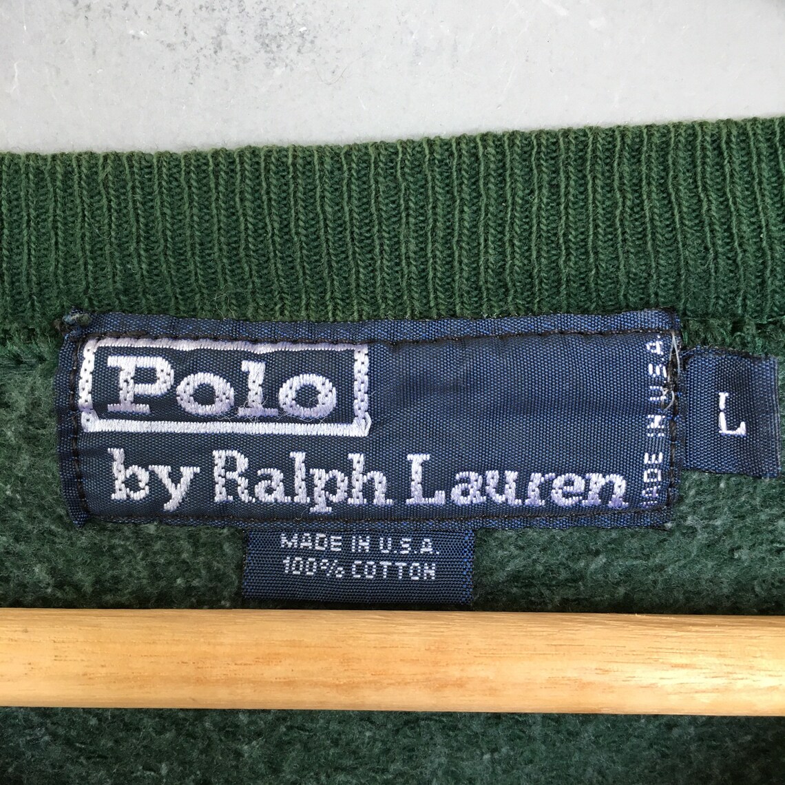 Vintage Polo by Ralph Lauren Sweatshirt Embroidery Logo | Etsy