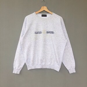 【VALENTINO】希少90sマルチカラーロゴ刺繍前Vスウェット　グリーン系 il_340x270.2683518547_804j.jpg