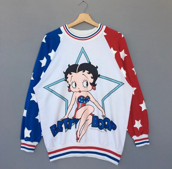 Rare!! Vintage Cartoon Sweatshirt Betty Boop Sweat