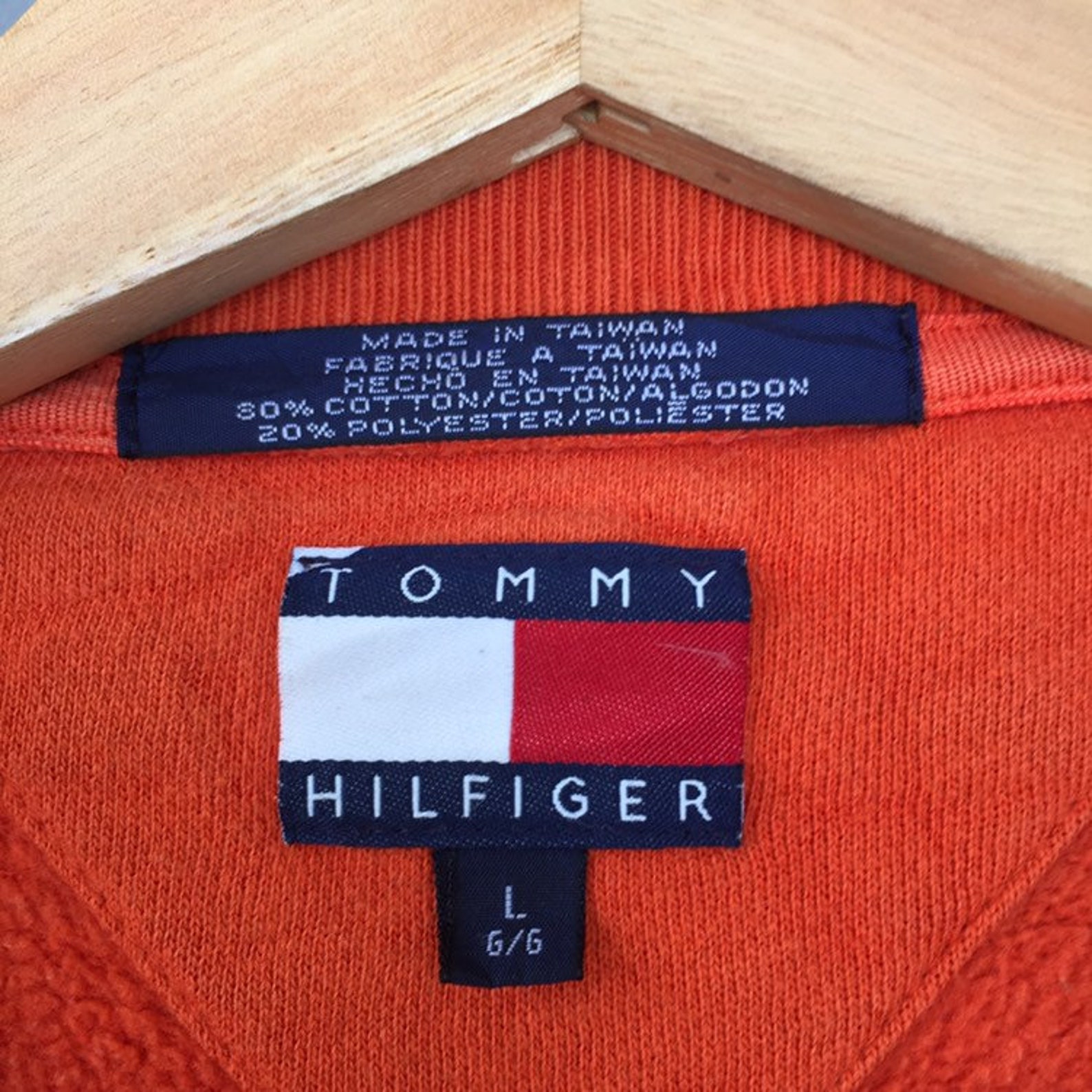 Tommy Hilfiger Sweatshirt Pullover Jumper Embroidery Logo - Etsy