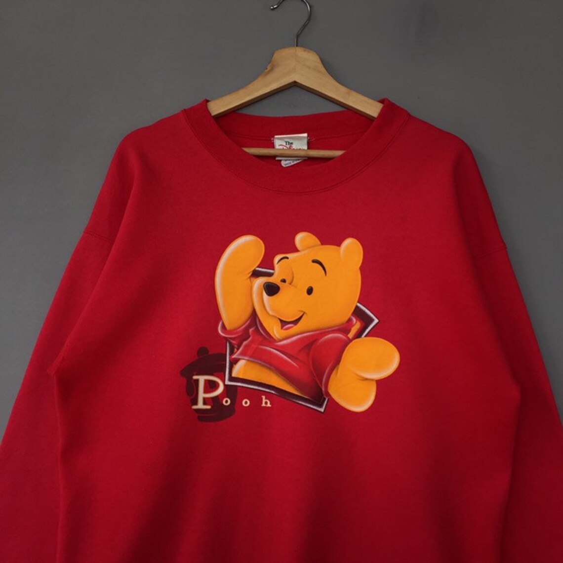 Vintage Winnie The Pooh Sweatshirt crew Neck Pullover Jumper Etsy