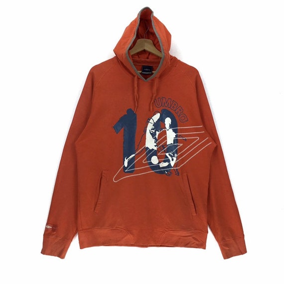 Vintage Umbro Hoodie Sweatshirt Number Ten Sweatsh