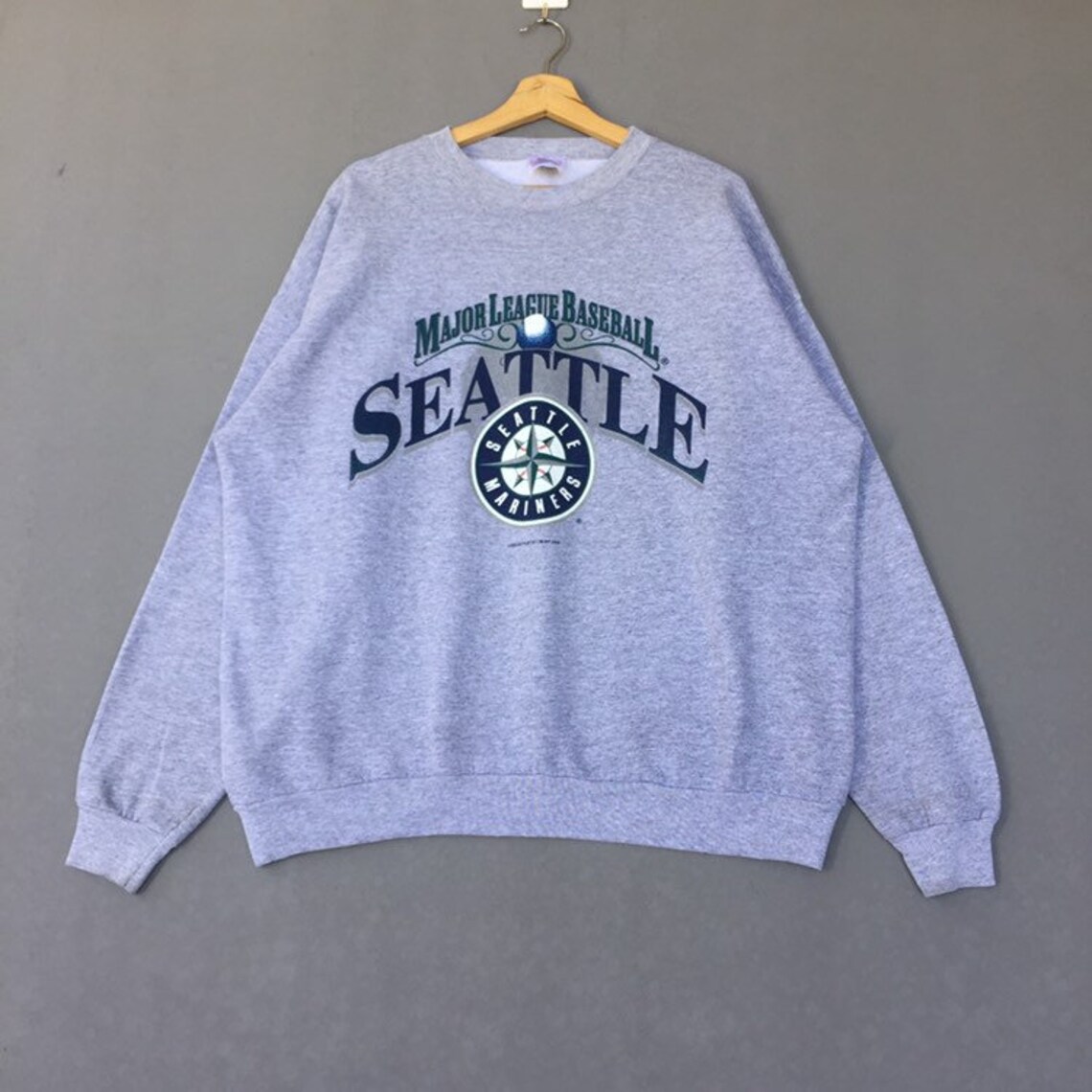 Vintage MLB Seattle Mariners Sweatshirt Pullover Pullover Etsy