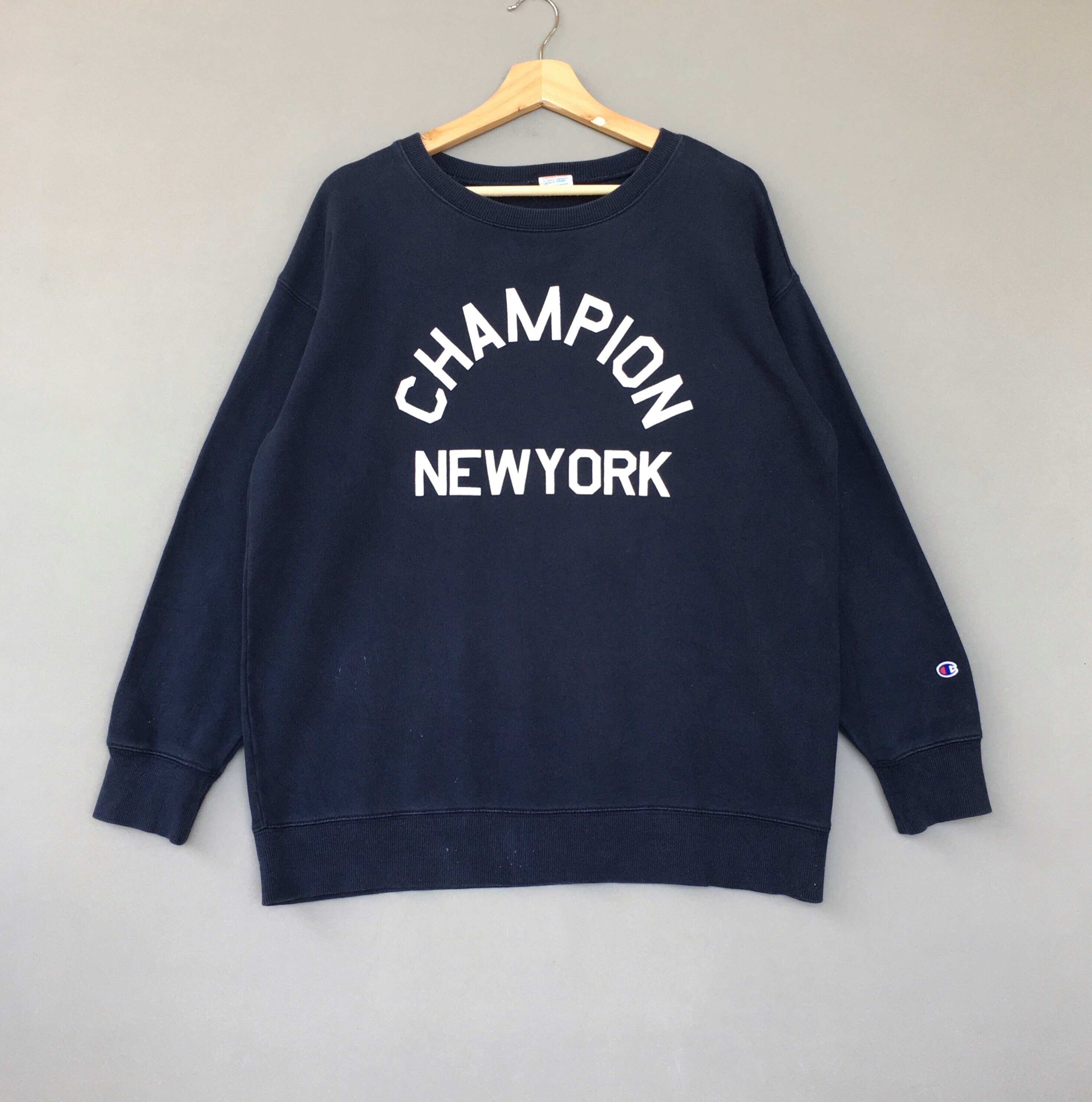 Vintage Champion New York Sweatshirt Pullover Jumper - Etsy UK