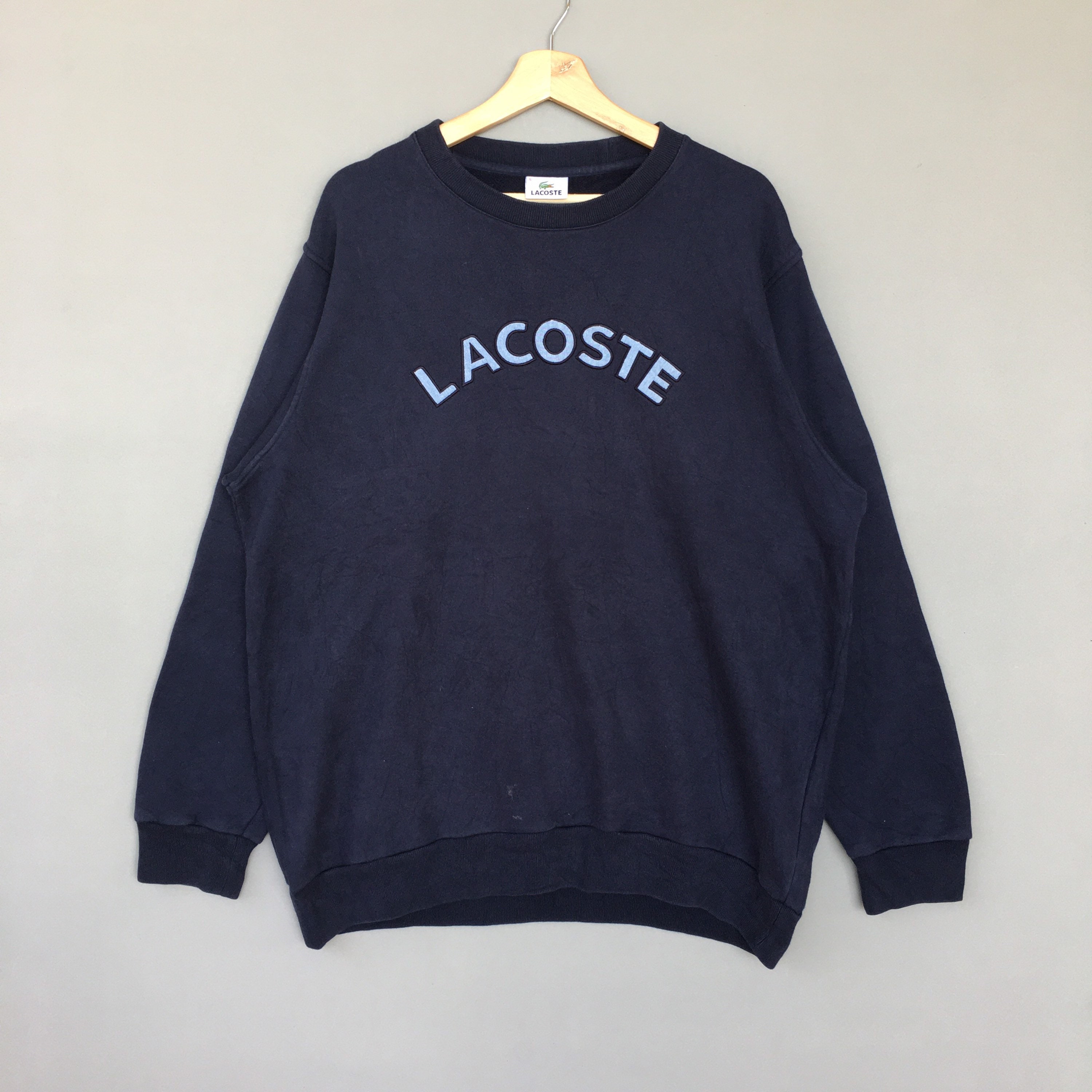 Vintage Lacoste Sweatshirt Embroidery Logo Pullover Jumper | Etsy