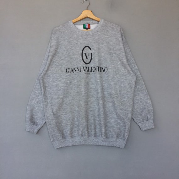 Rare!! Vintage GIANNI VALENTINO ITALY Sweatshirt E