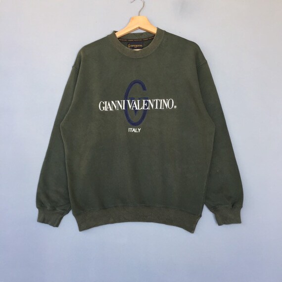 Rare!! Vintage GIANNI VALENTINO ITALY Sweatshirt E