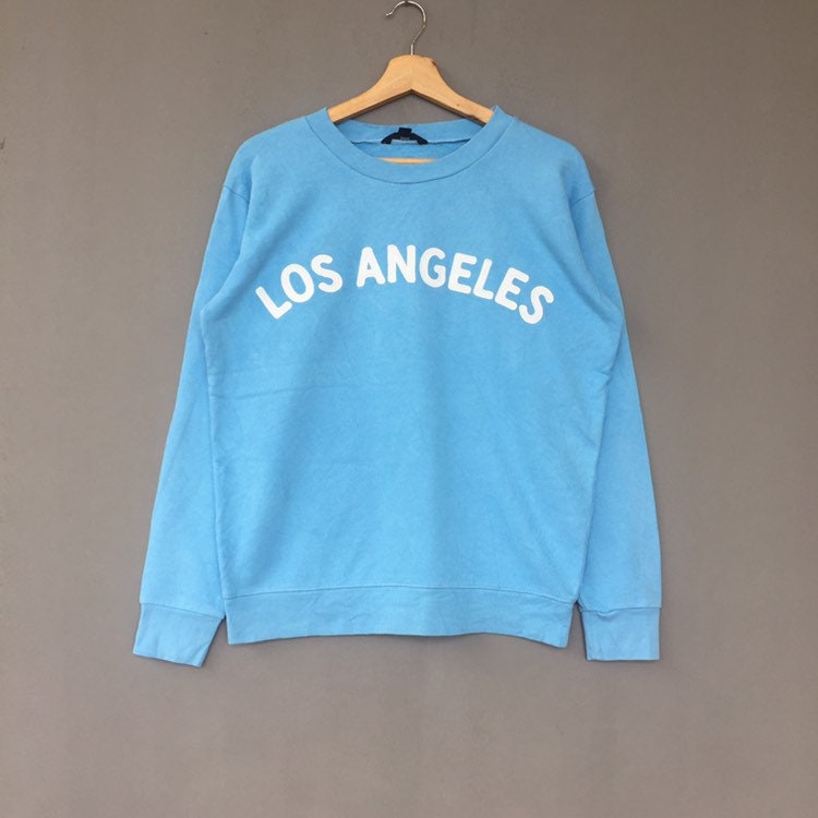 Los Angeles Sweatshirt Embroidery Logo Pullover Jumper - Etsy UK