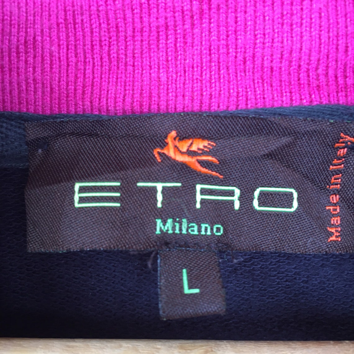 Vintage Etro milano sweater embroidery Logo pullover jumper | Etsy