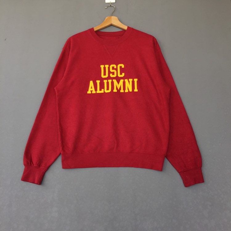 Vintage USC Alumni Sweatshirt embroidery Logo Pullover Jumper | Etsy